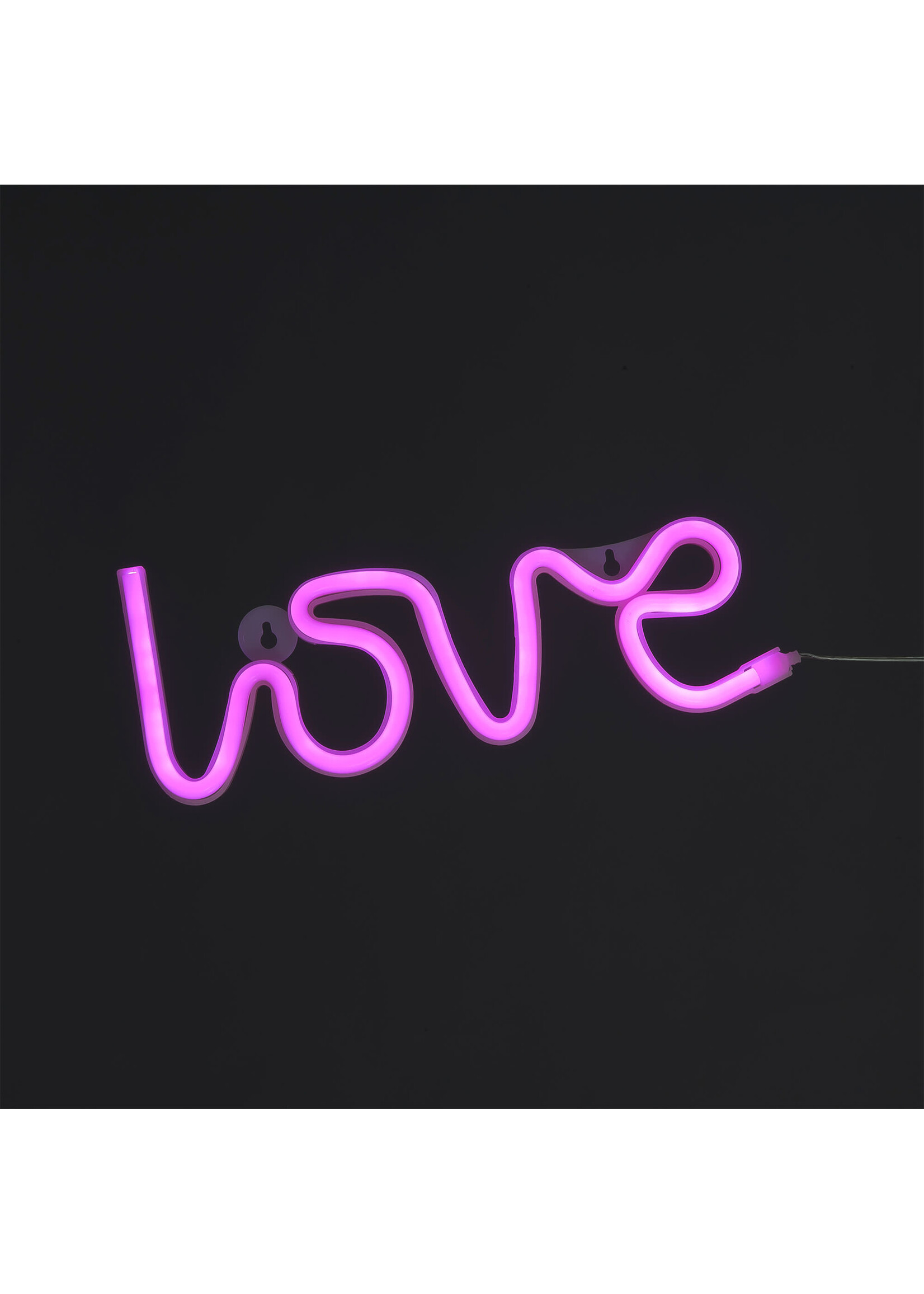 Snowtime Love Rope Light Pink