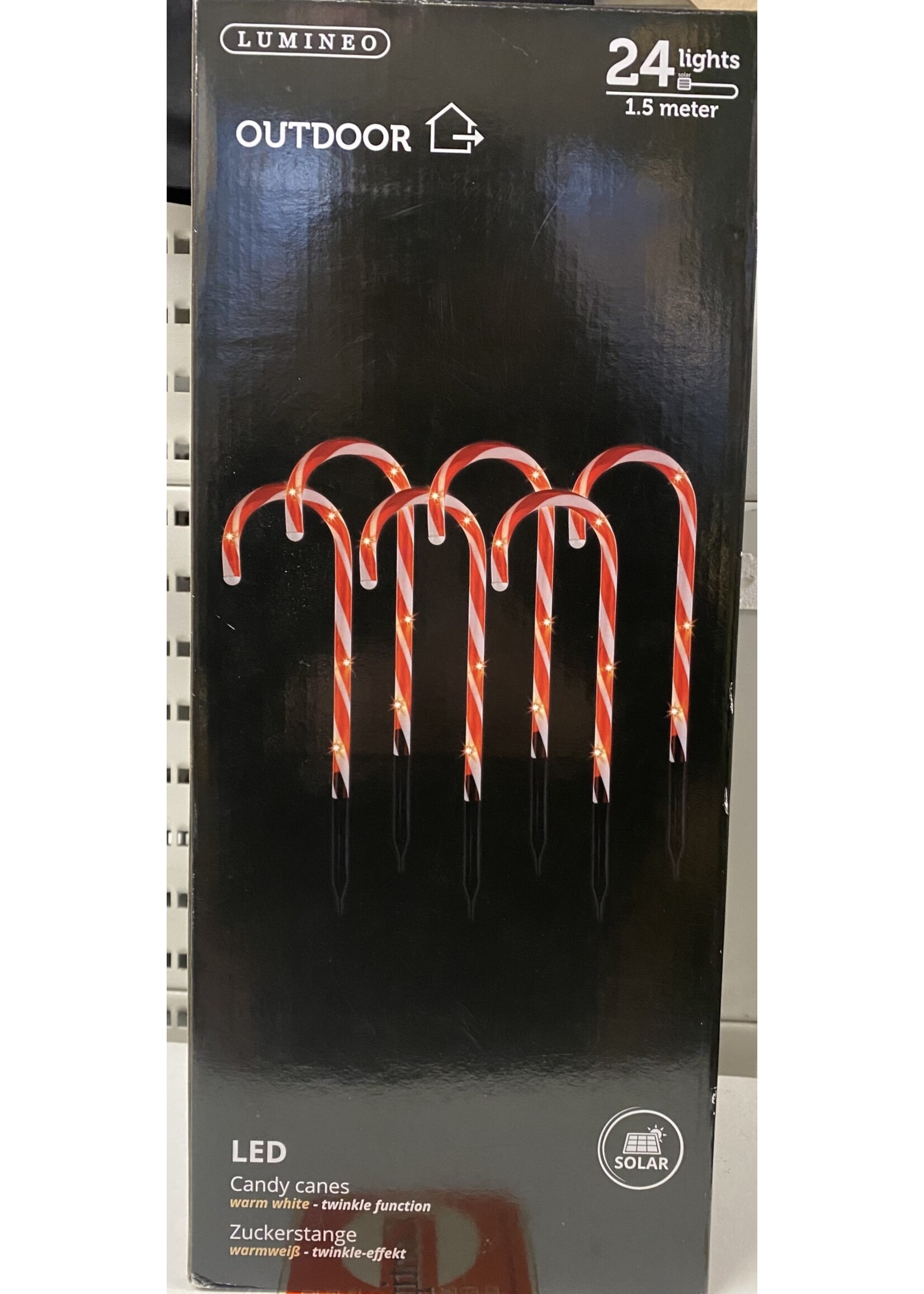 LED Solar Candy Cane