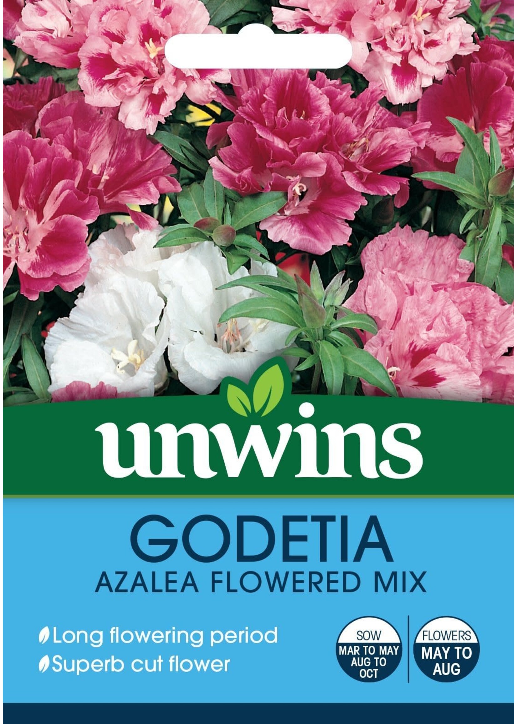 Unwins Godetia - Azalea Flowered Mix