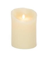 Premier Flicker Candle 10cm Cream Battery Operated LED