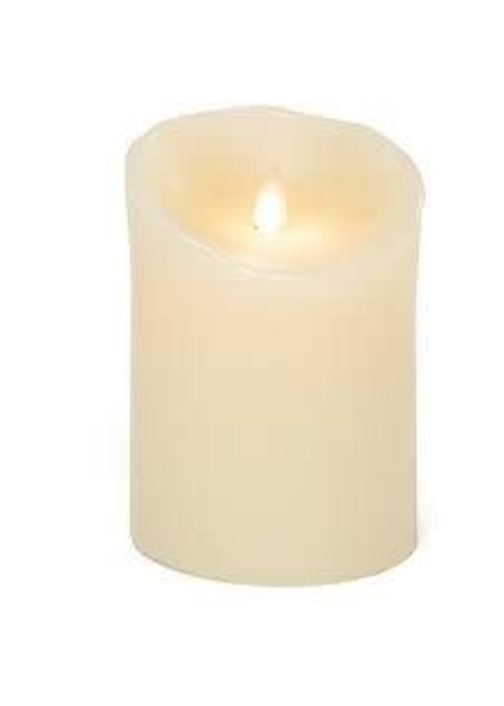 Premier Flicker Candle 10cm Cream Battery Operated LED
