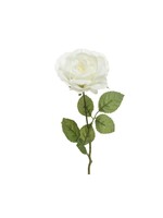 Kaemingk Kaemingk White Rose on Stem