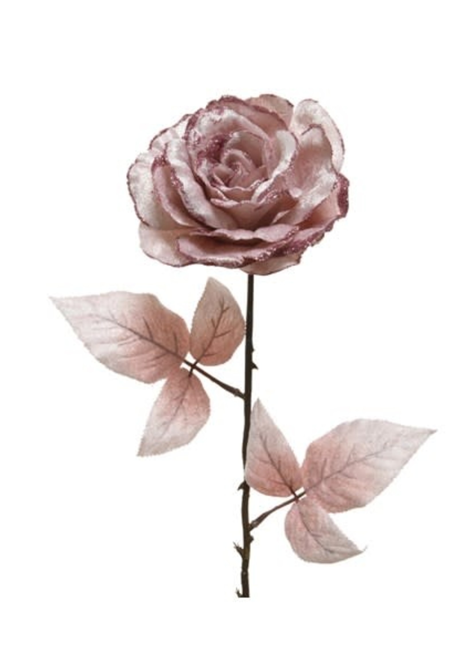 Kaemingk Pink Velvet Rose