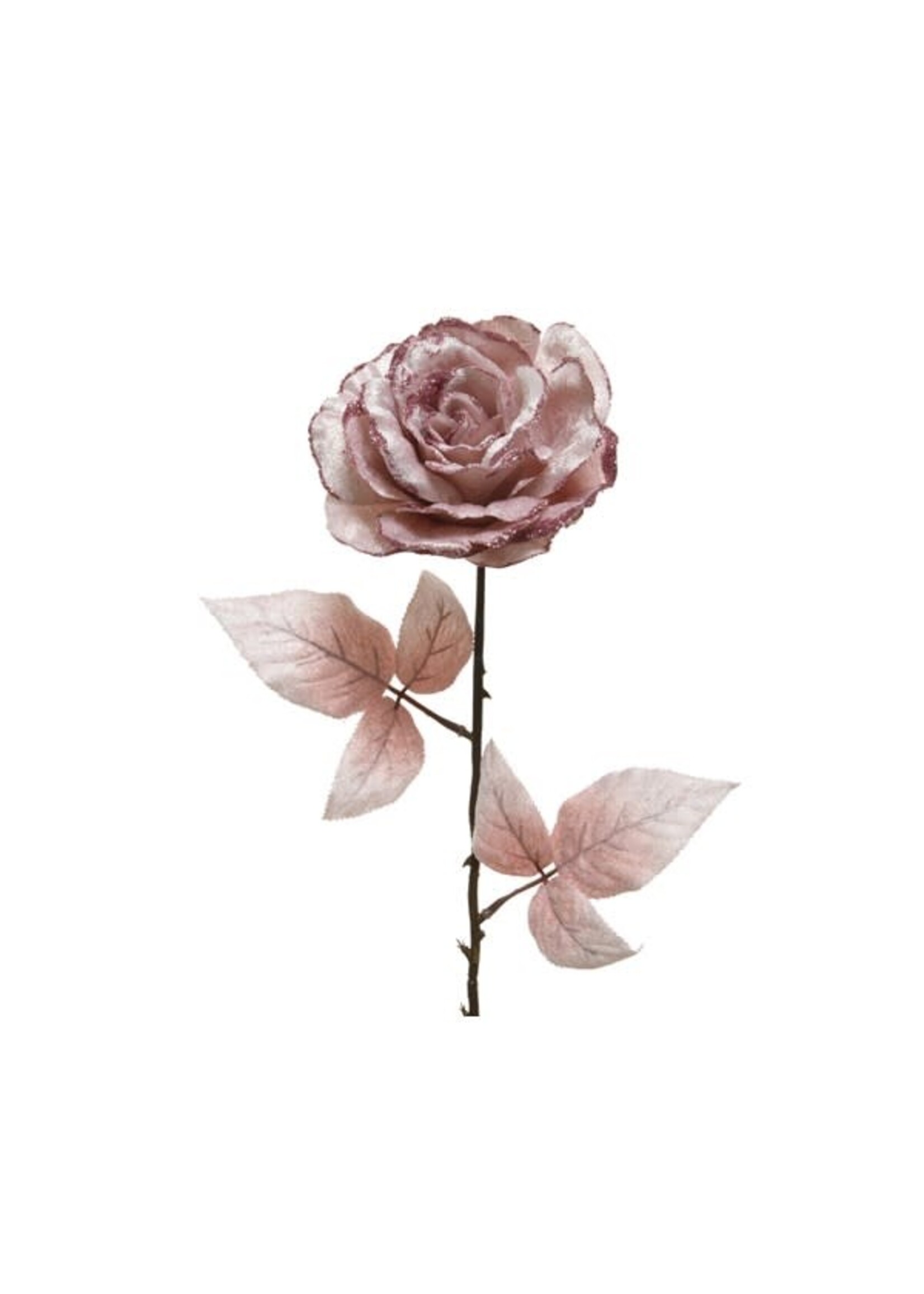 Kaemingk Pink Velvet Rose
