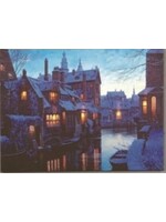 Premier LED canvas picture 30 x40cm battery operated