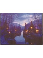 Premier LED canvas picture 30 x40cm battery operated