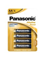 Panasonic Alkaline Power AA Batteries (4 Pack)