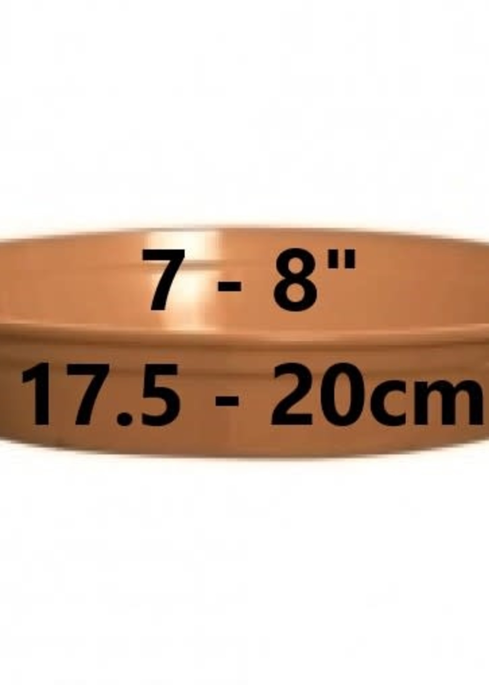 WhiteFurze Plant pot Saucer plastic  - (approx size)