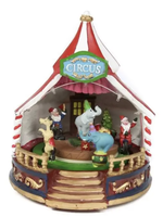 Animated Lit Christmas Circus Display