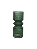 Decoris Green Vase glass embossing