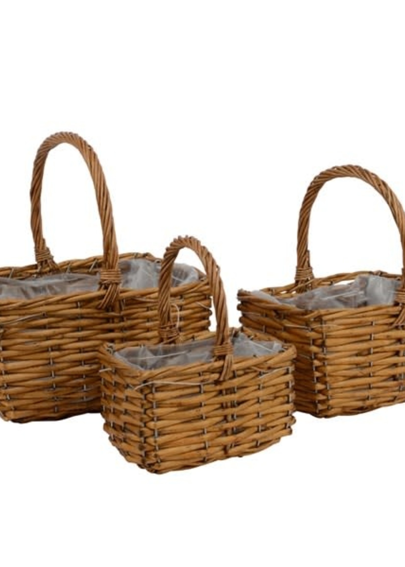 Decoris Basket willow square Large