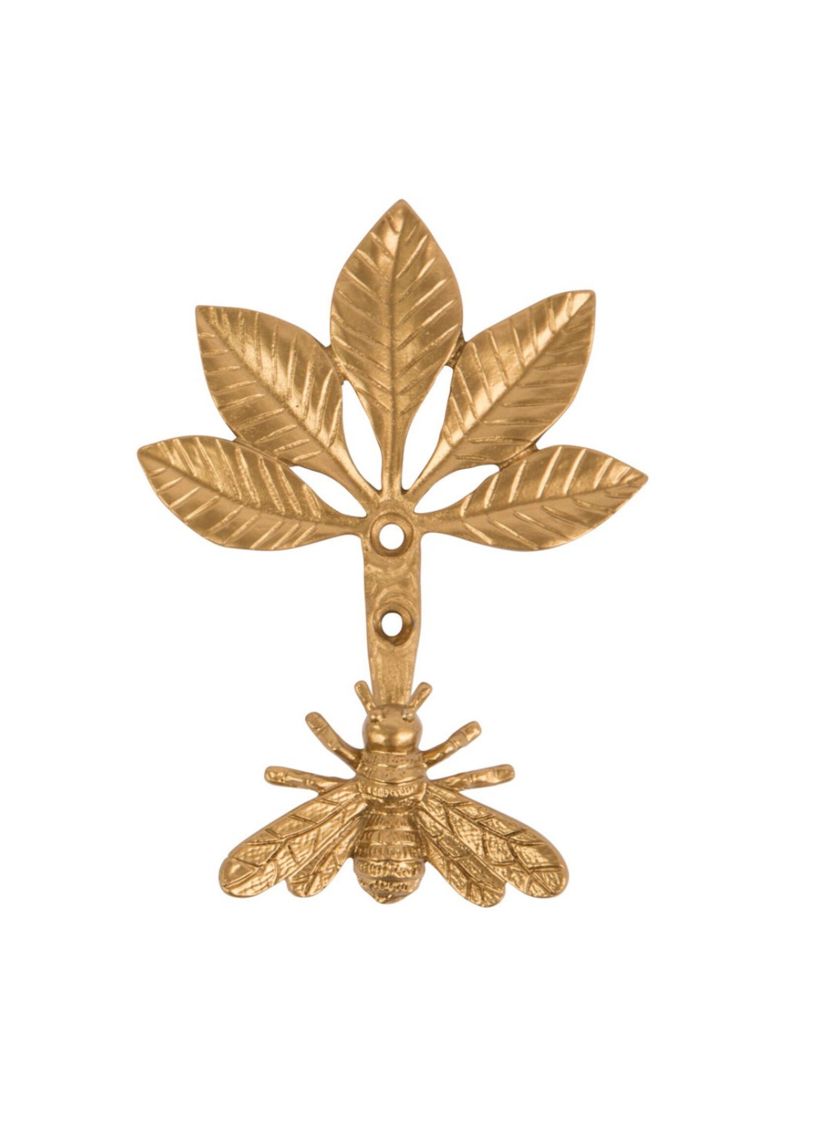 Sass & Belle Bee Hook & Gold Tieback