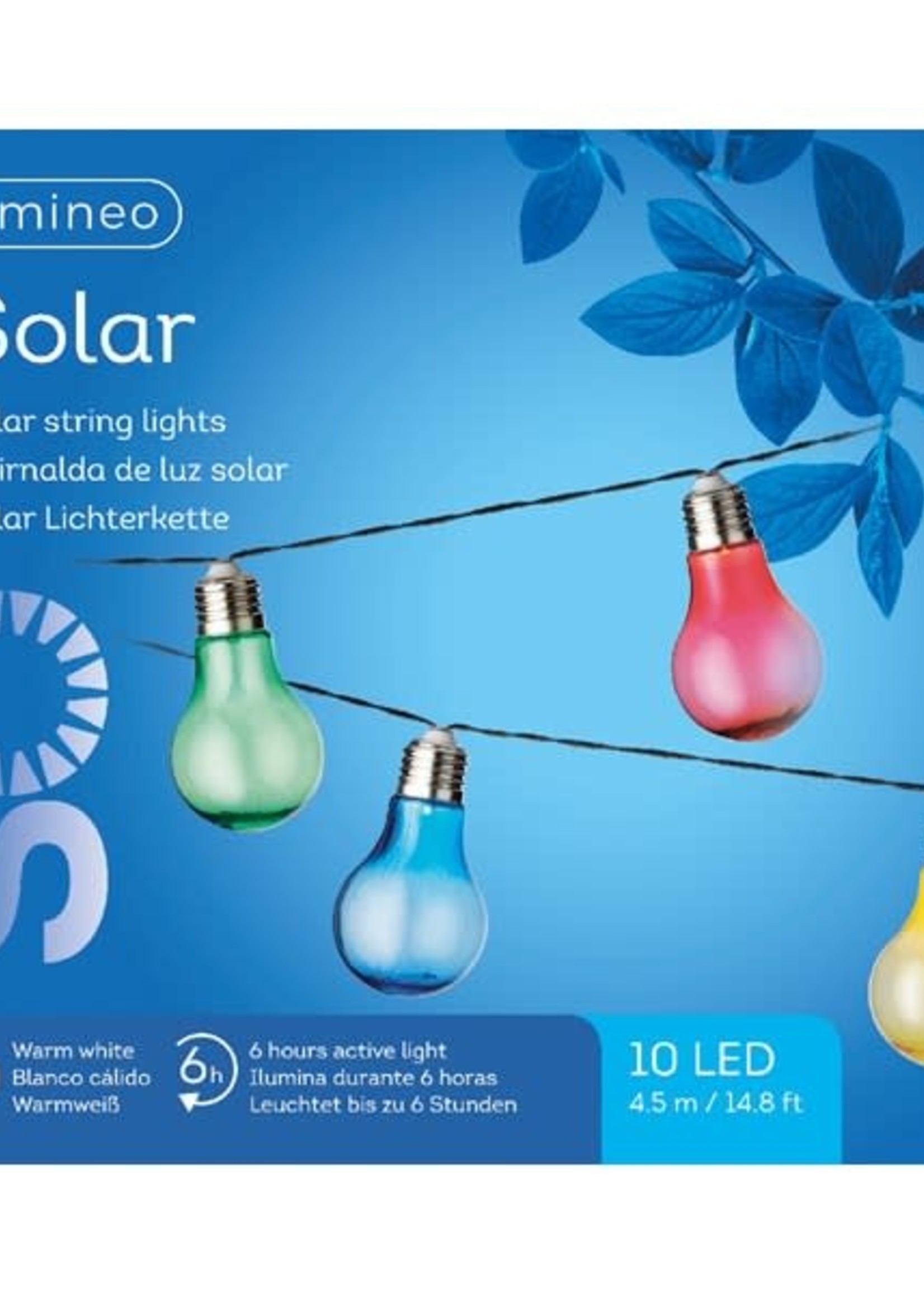 Decoris Colourful Solar Lights Solar stringlights plastic steady