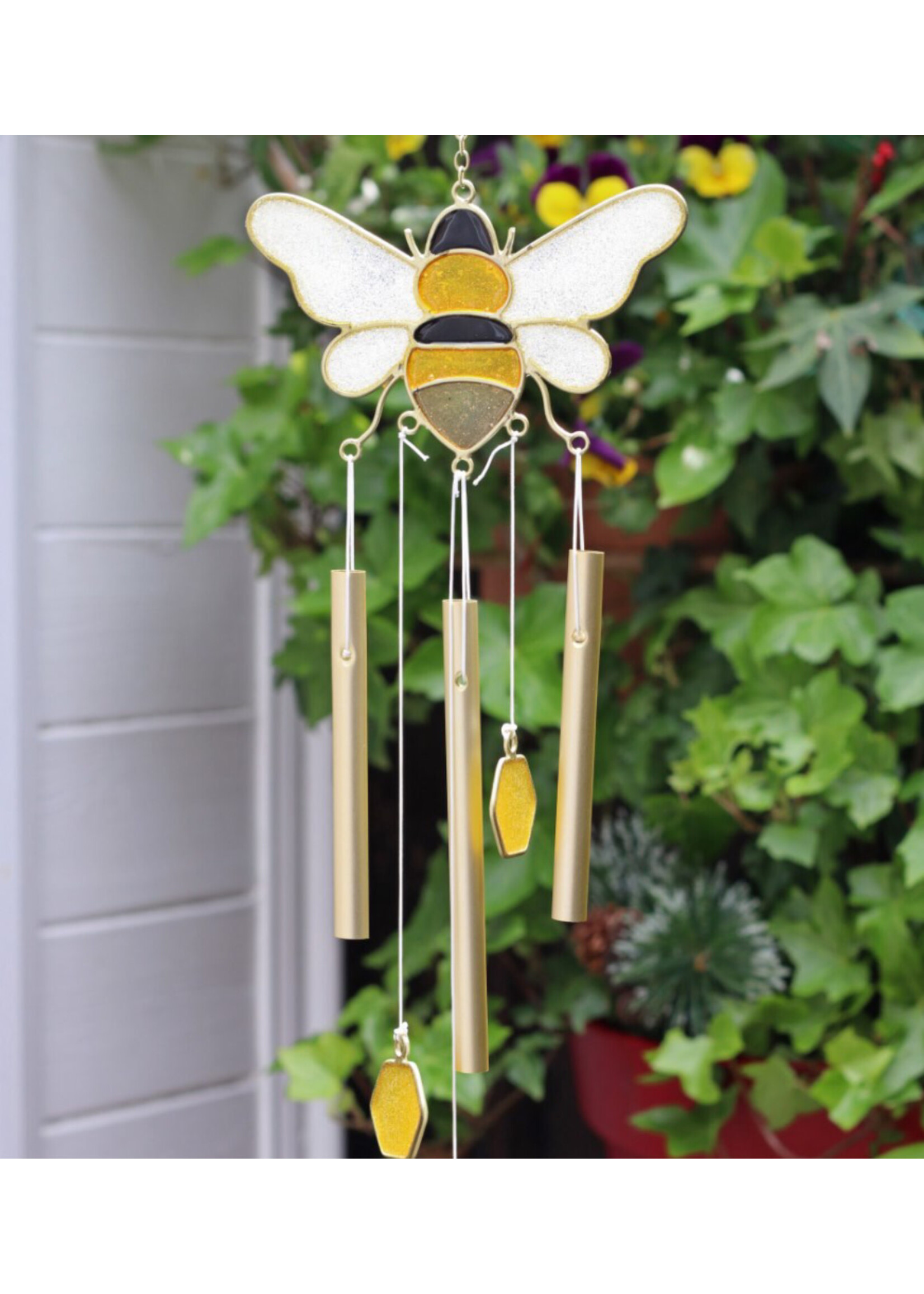 Something Different Bee and Honeycomb Windchime