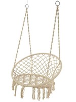Decoris Hanging Hammock Chair Cream