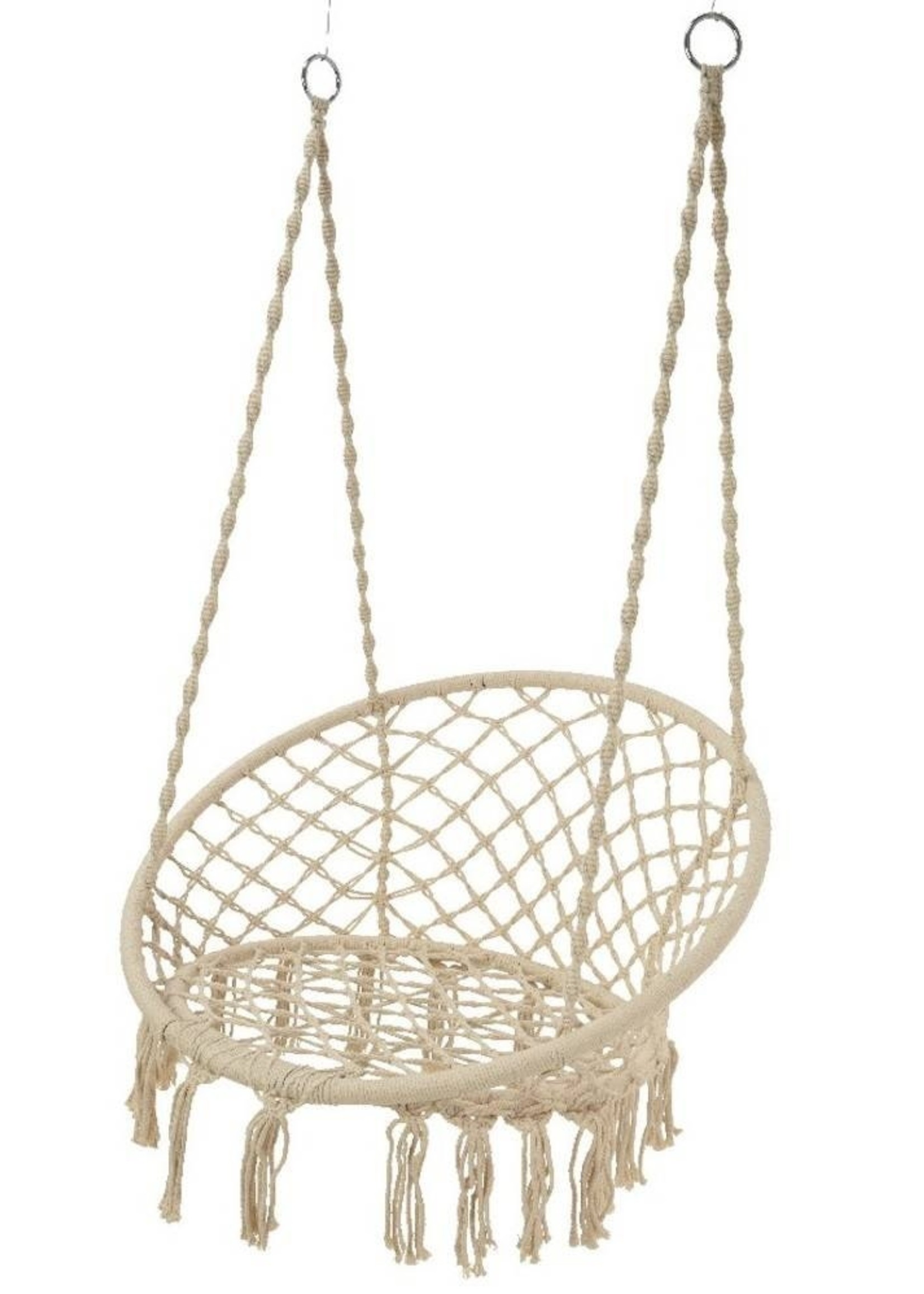 Decoris Hanging Hammock Chair Cream