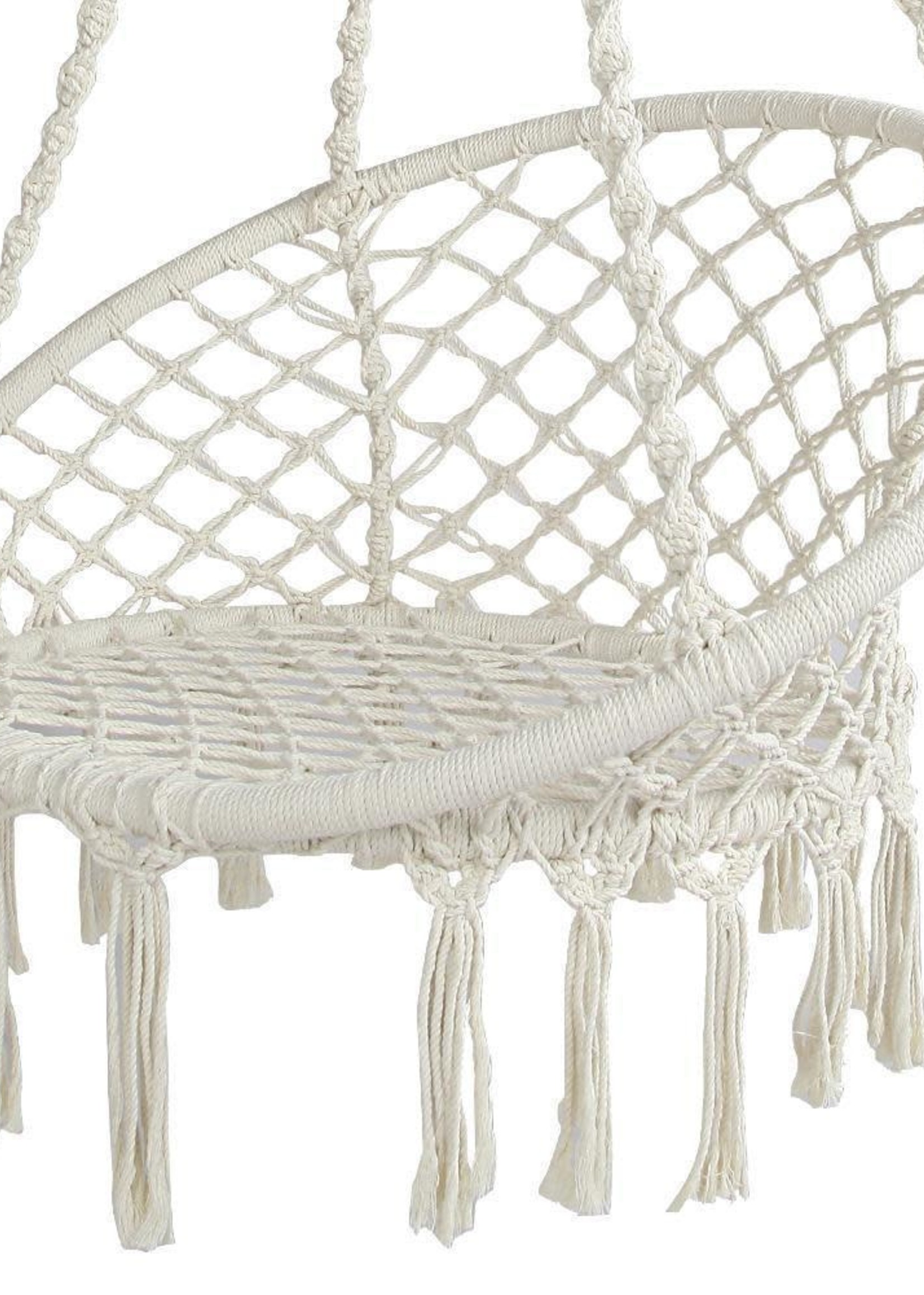 Decoris Hanging Hammock Chair Cream