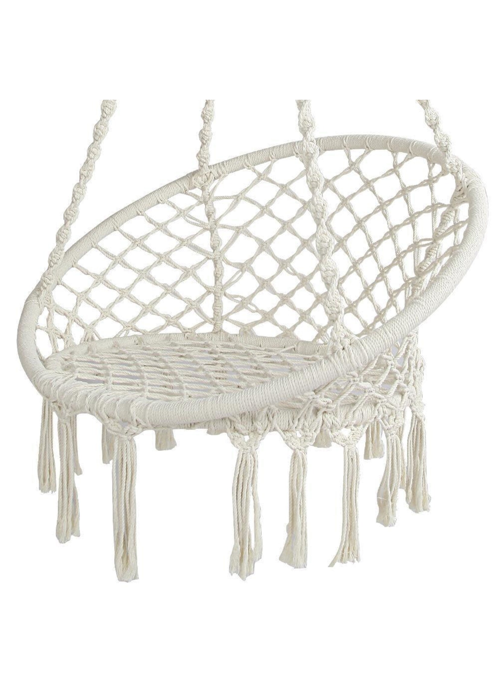 Decoris Hanging Hammock Chair Cream