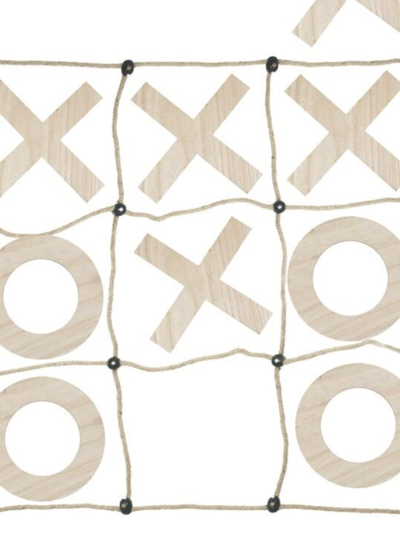 Ginger Ray Outdoor Garden Games Wooden Noughts & Crosses