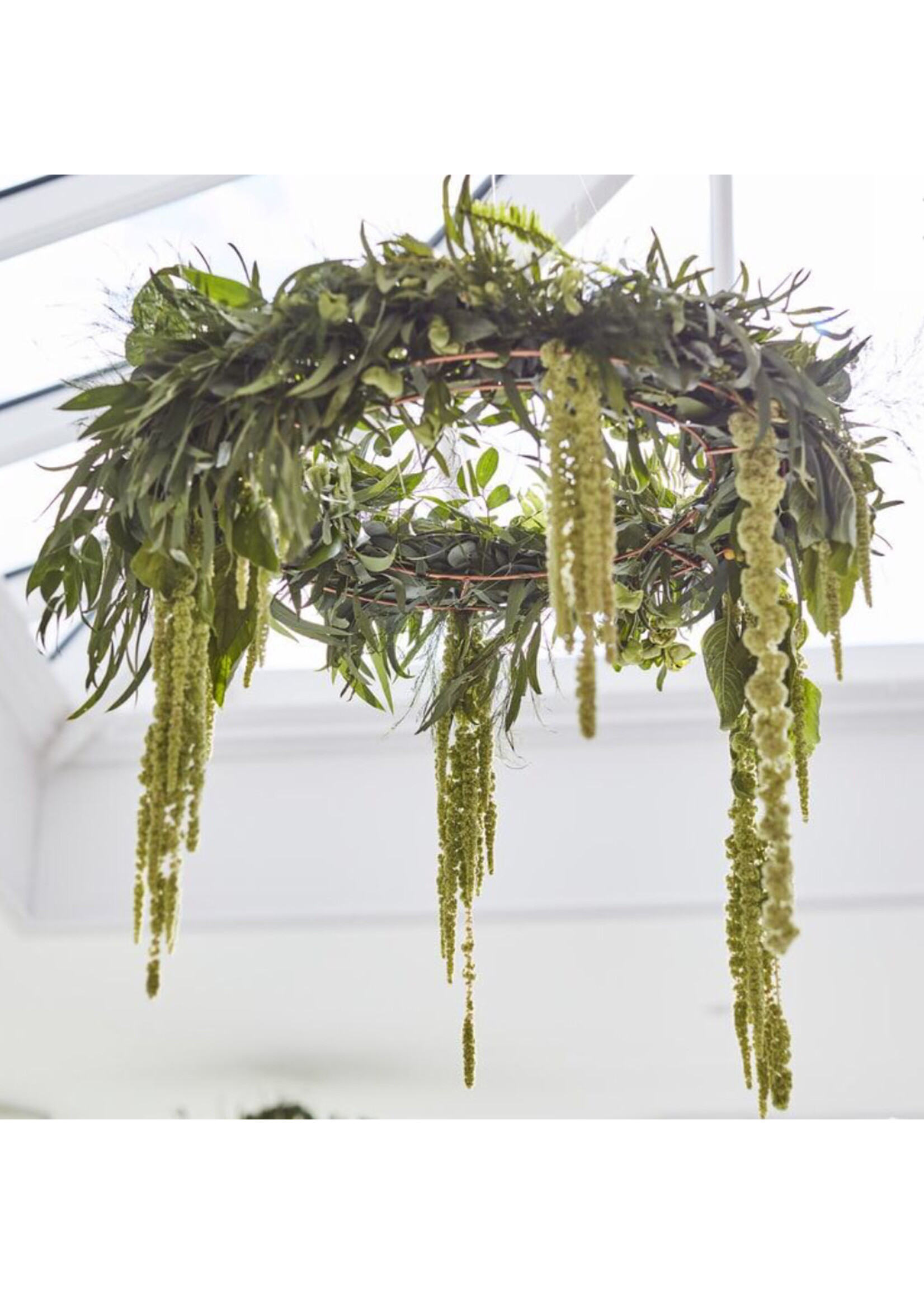 Ginger Ray Wreath Making Copper Hanging Hoops set of 3