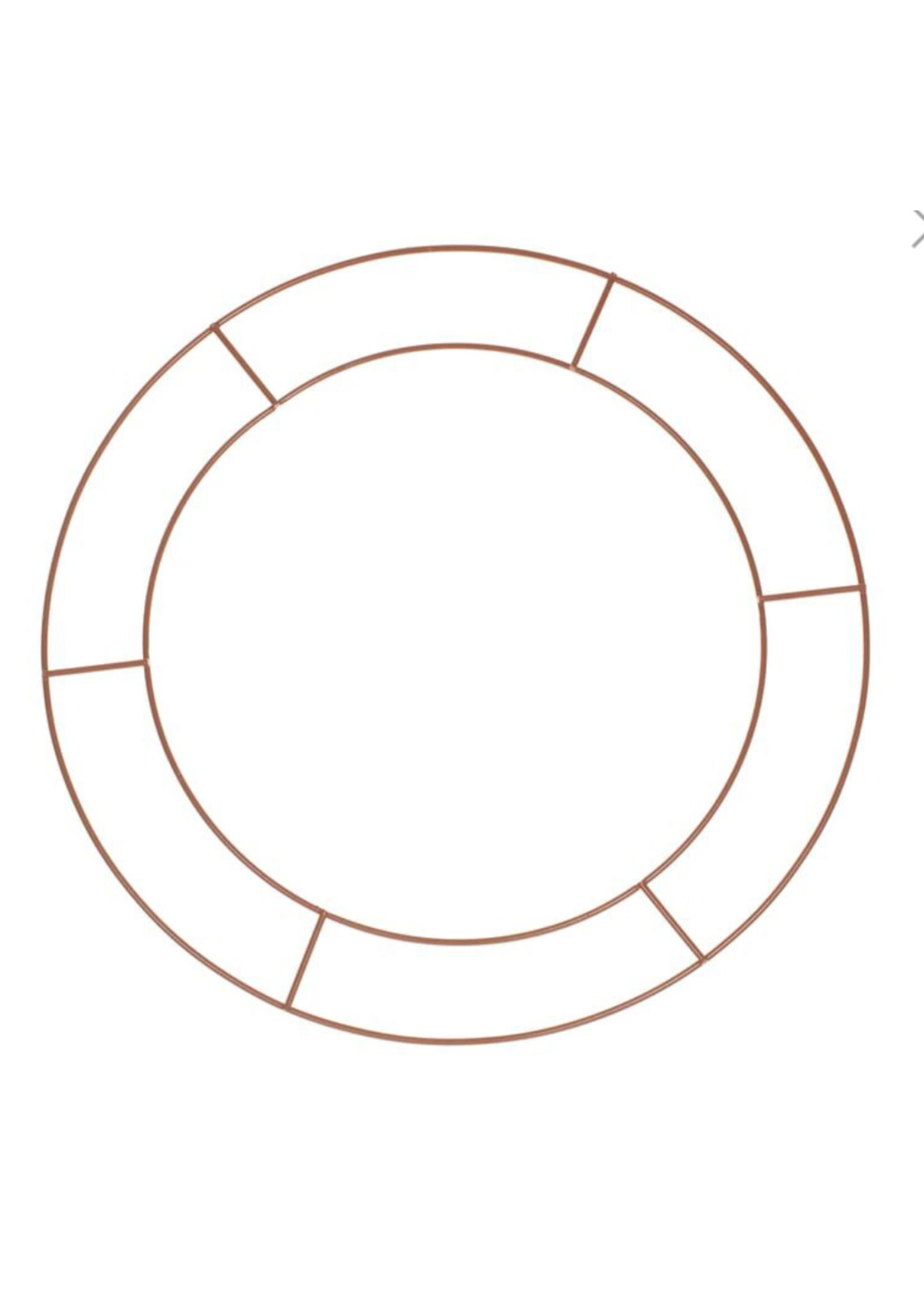 Ginger Ray Wreath Making Copper Hanging Hoops set of 3