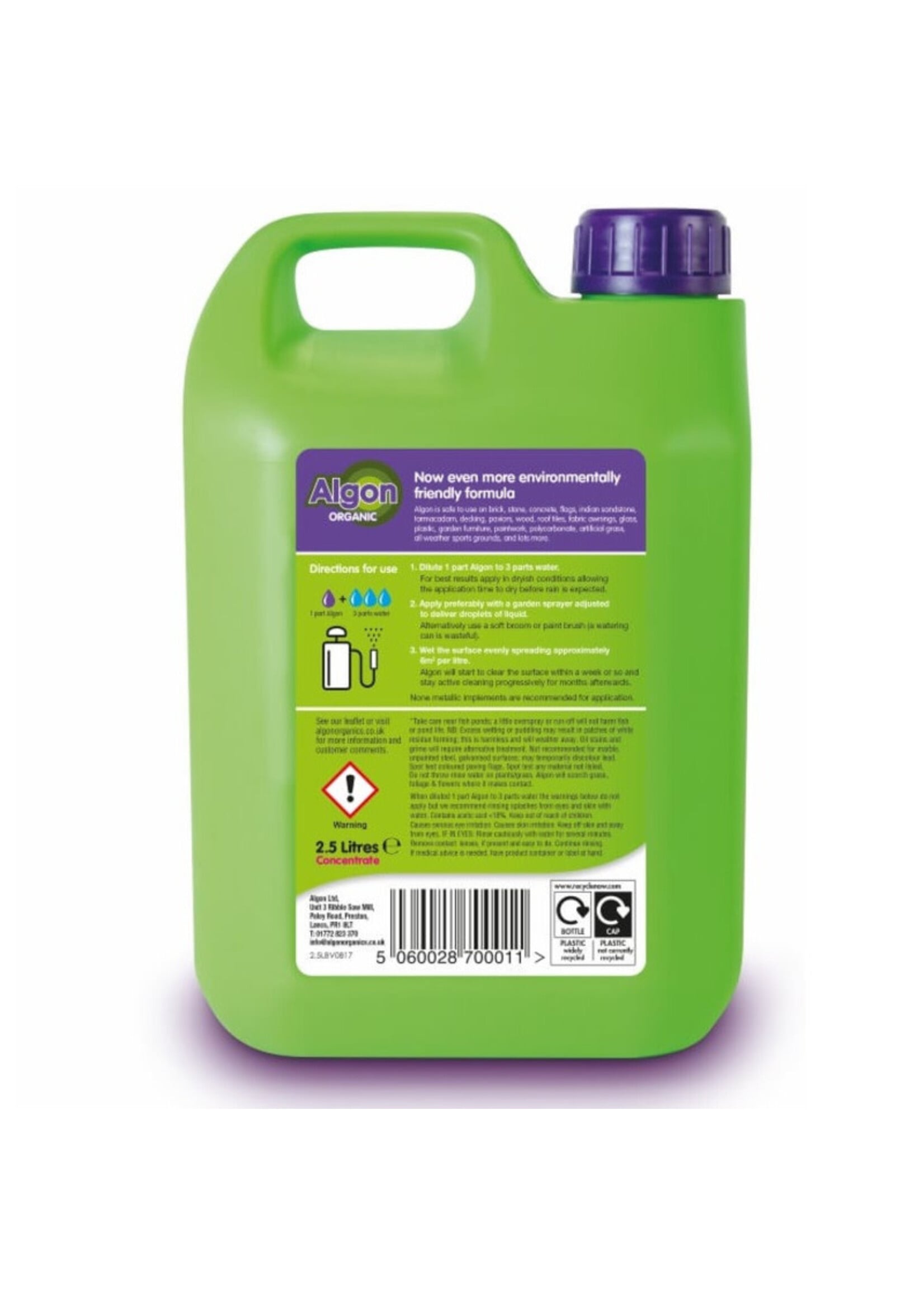 Algon Organic Path, Patio & Decking Cleaner 2.5L