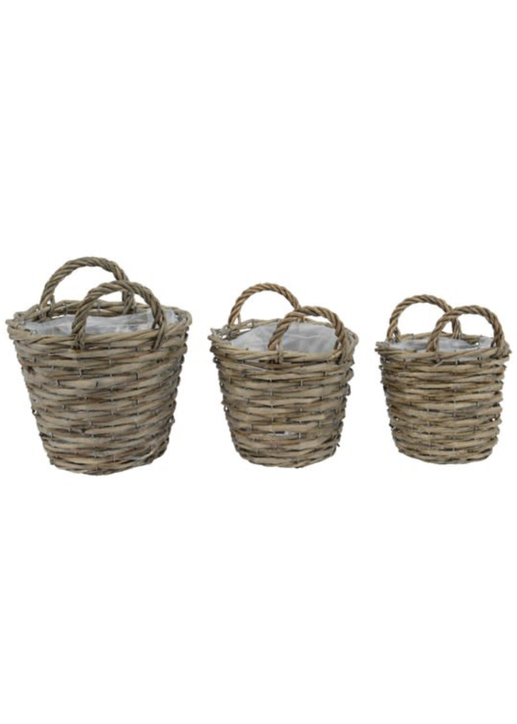 Decoris Basket willow round medium