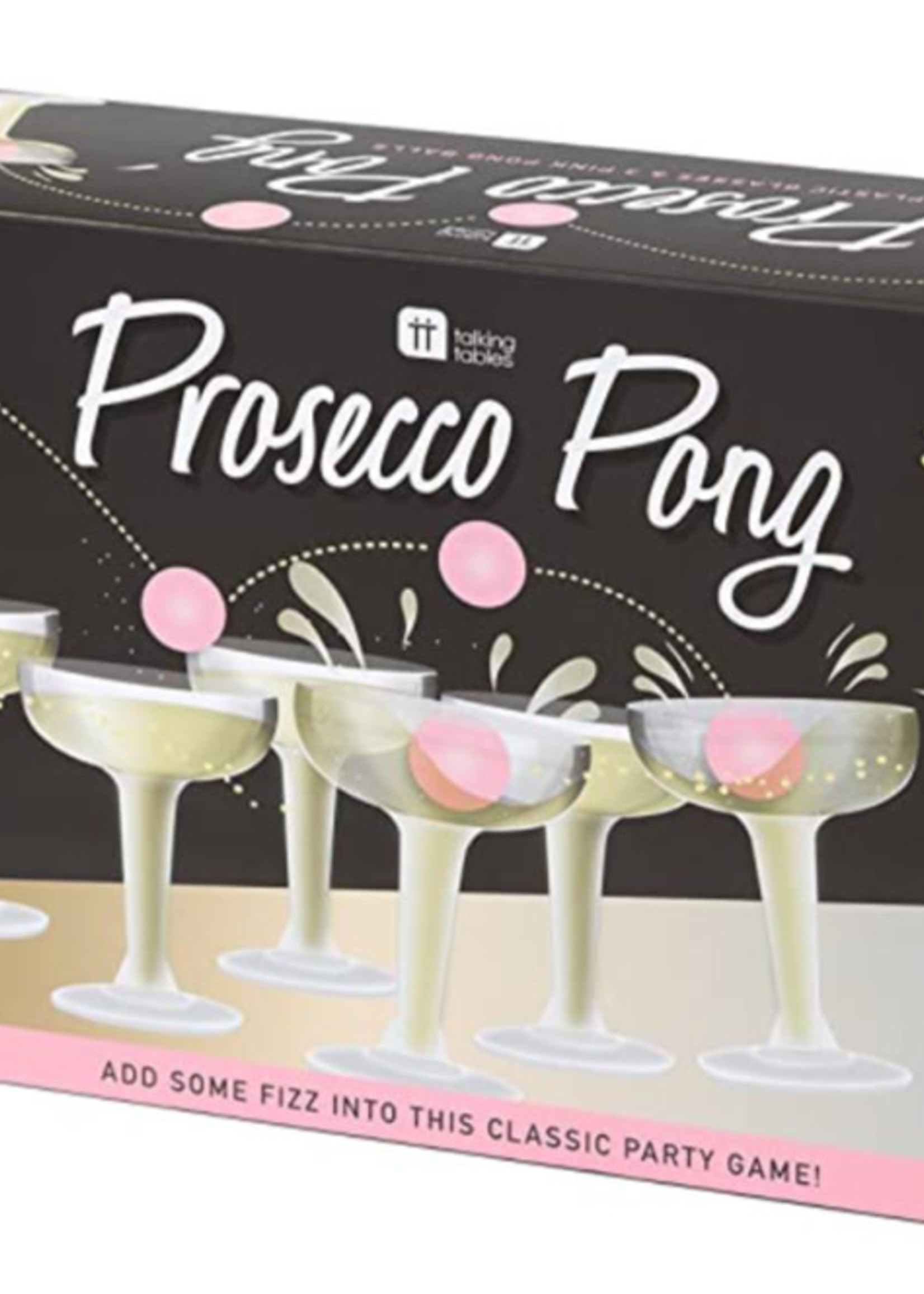 Talking Tables Prosecco Pong game