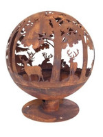 Fire globe - Woodland scene