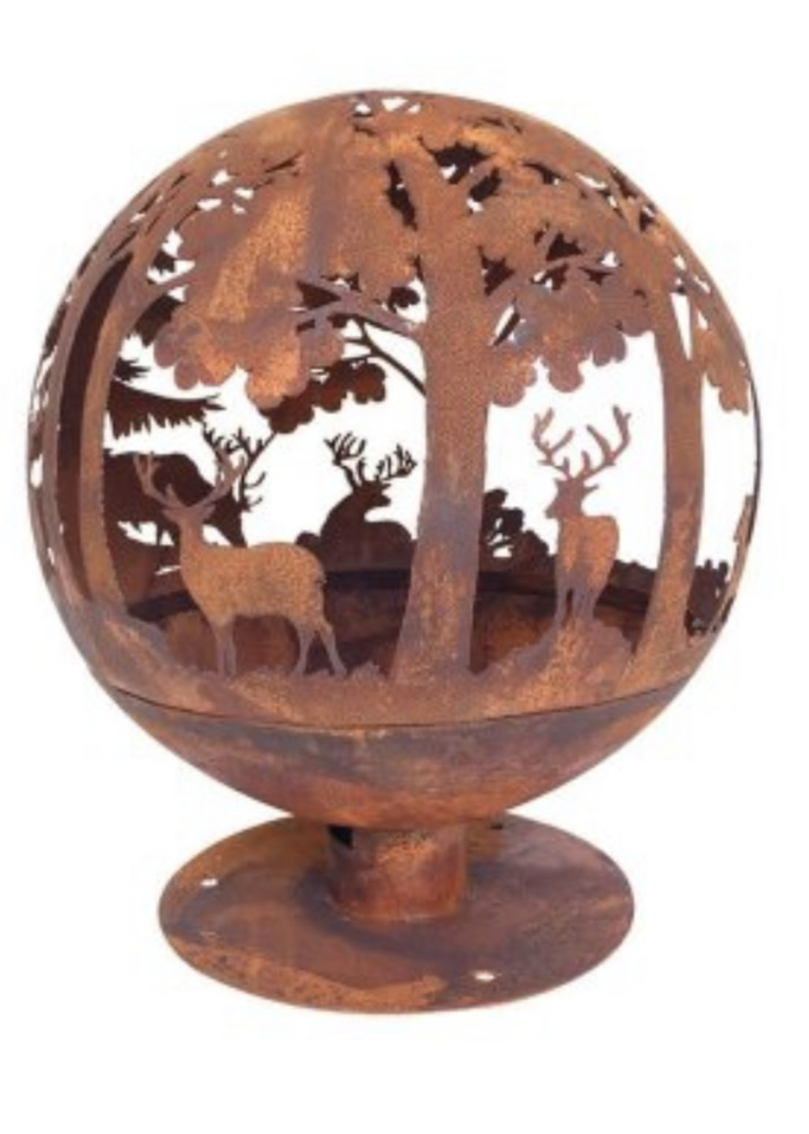 Fire globe - Woodland scene