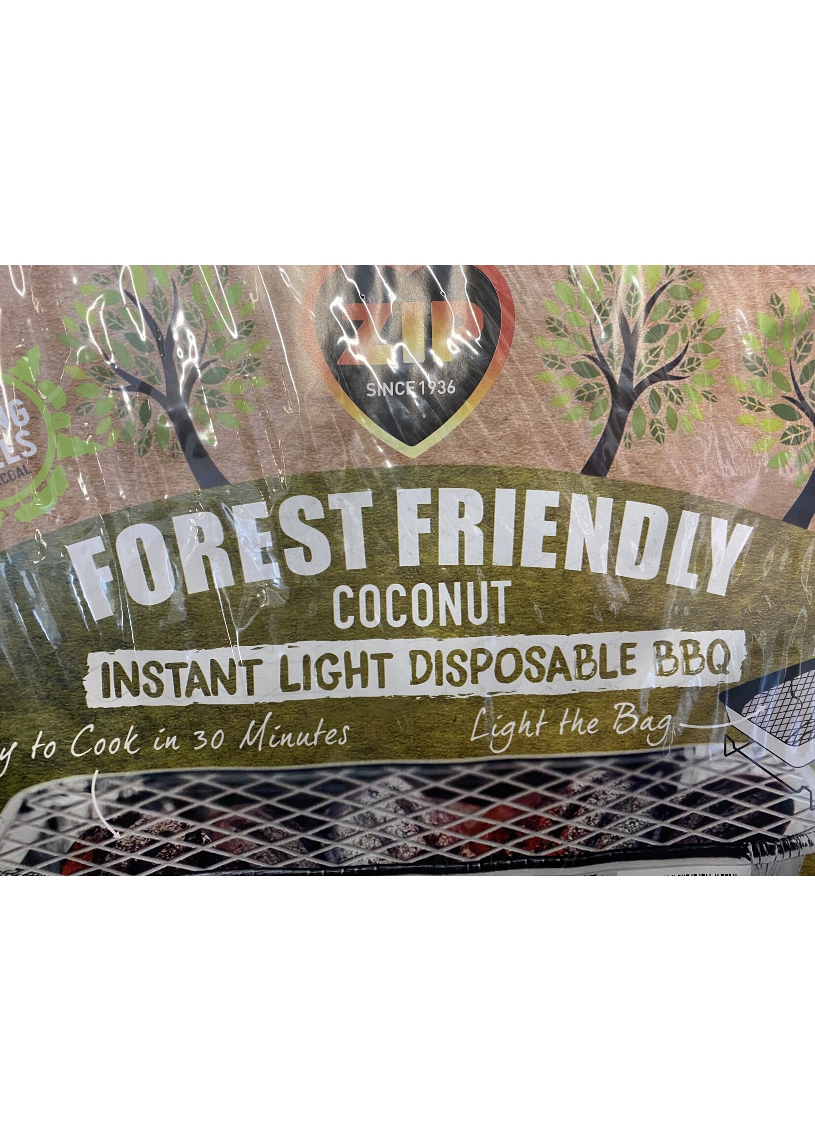 Zip Forest Friendly disposable BBQ