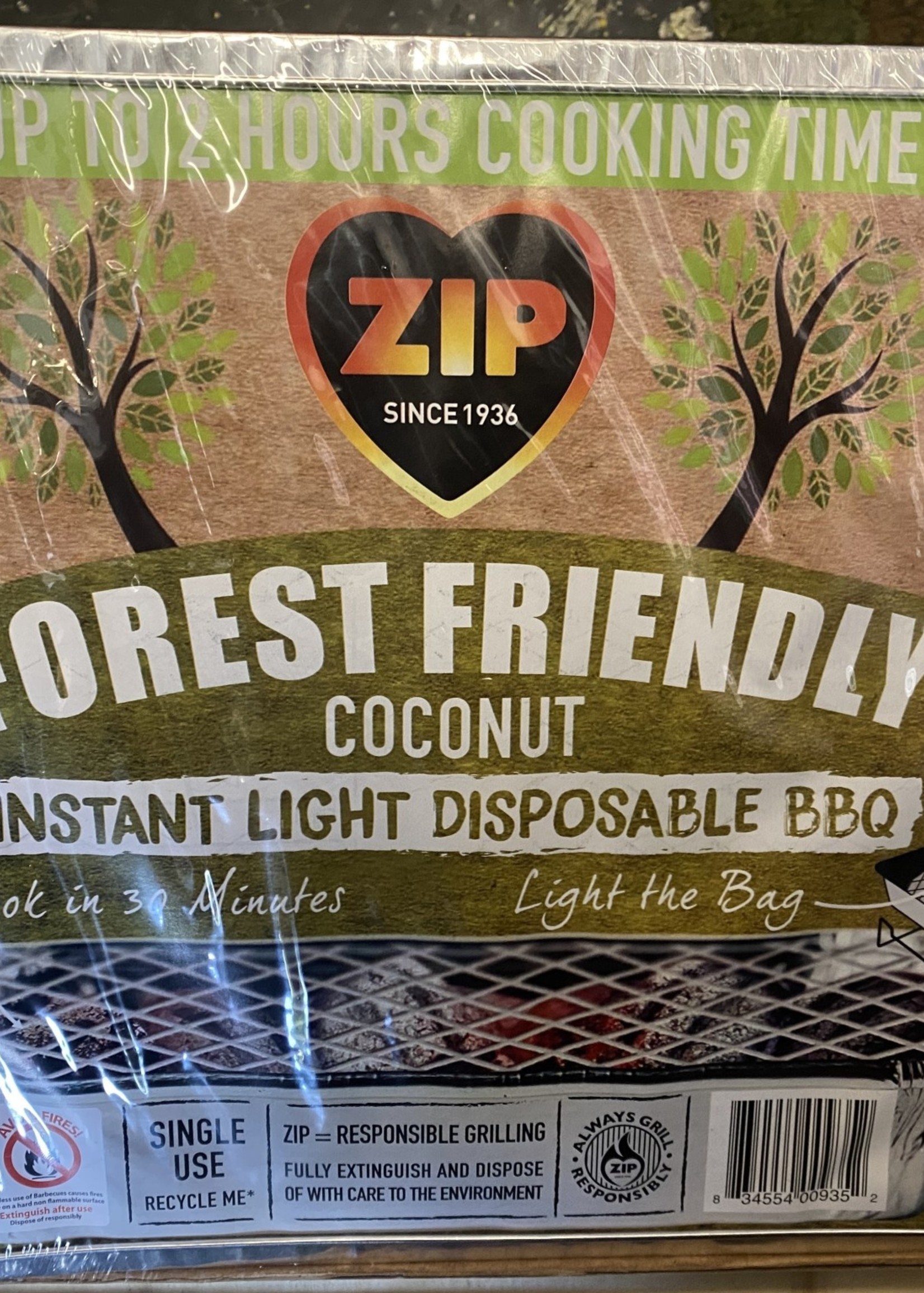 Zip Forest Friendly disposable BBQ