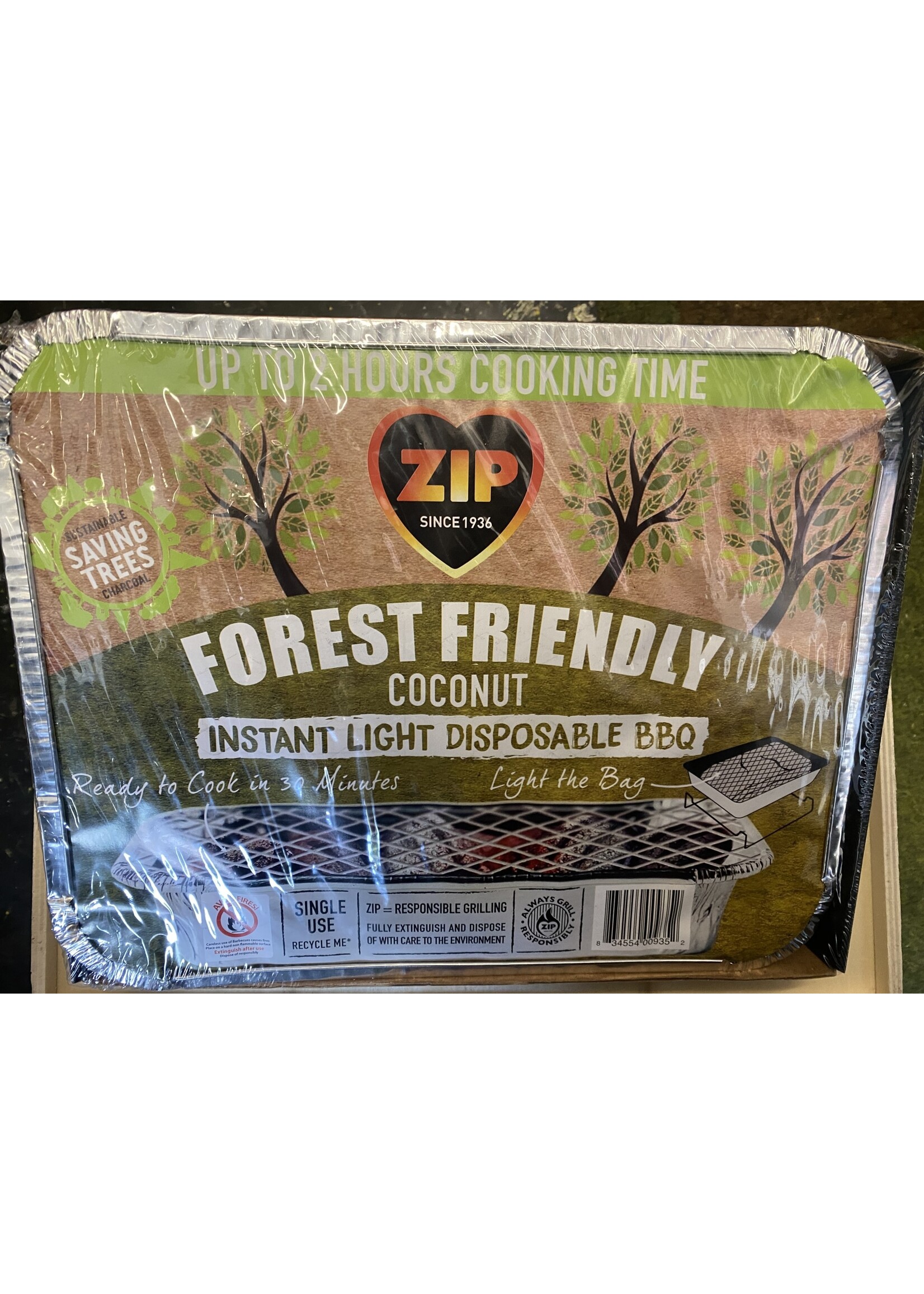 Zip Forest Friendly disposable BBQ