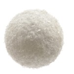 Kaemingk Foam Snow Bauble Ice White Glitter With Hanger Pack of 6 balls