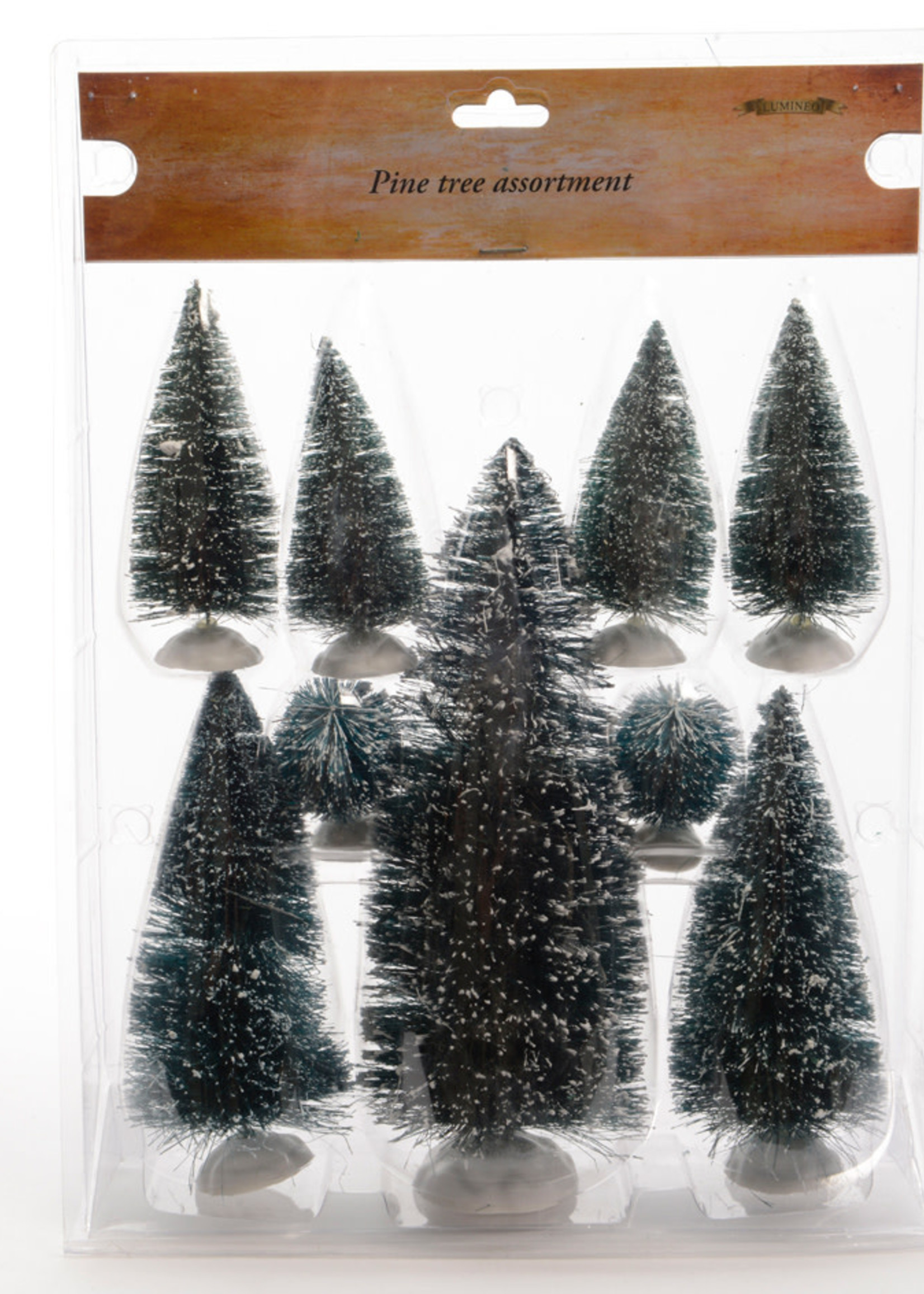 Decoris Mini Bottle Brush Style Tree Assortment