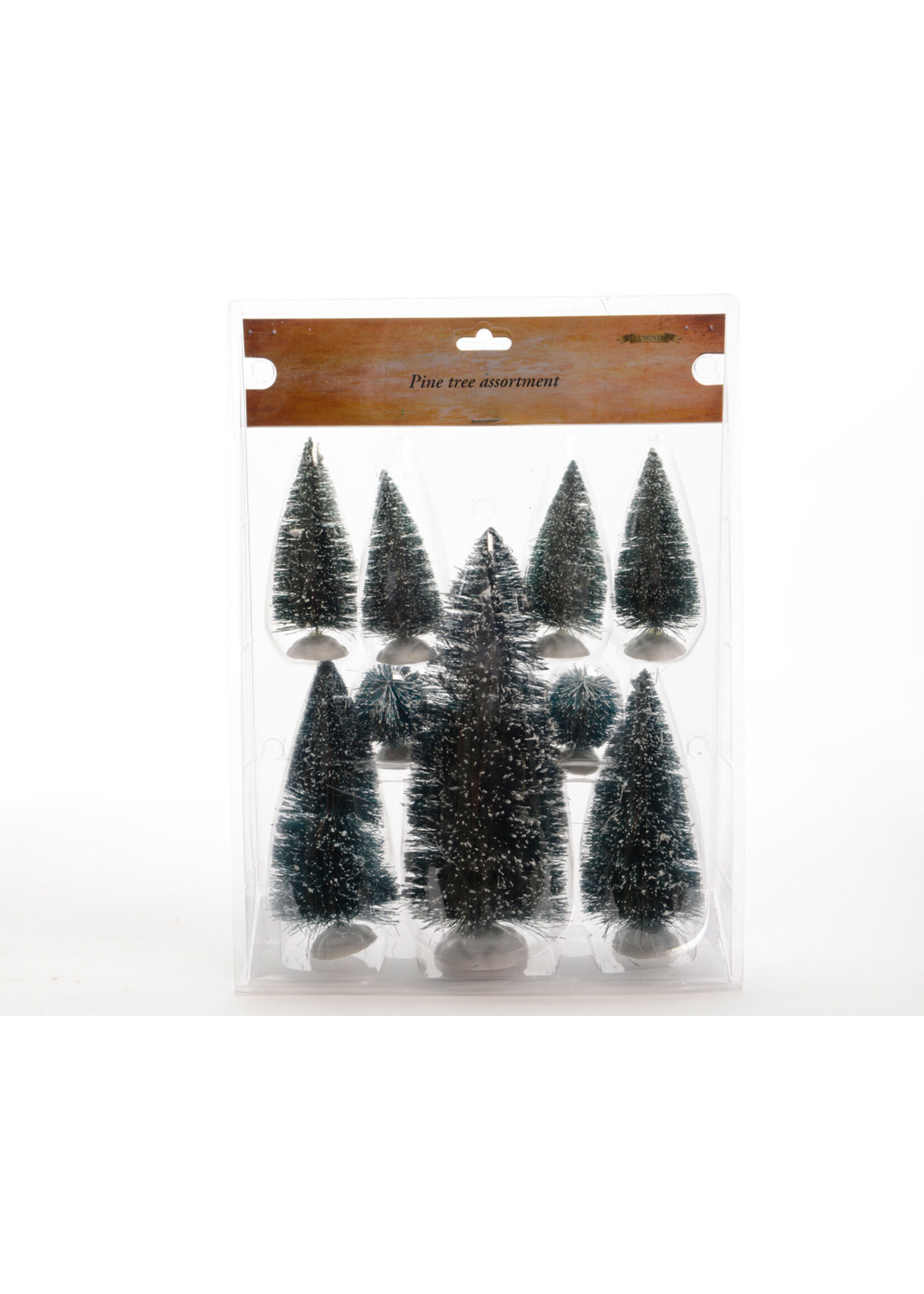 Decoris Mini Bottle Brush Style Tree Assortment