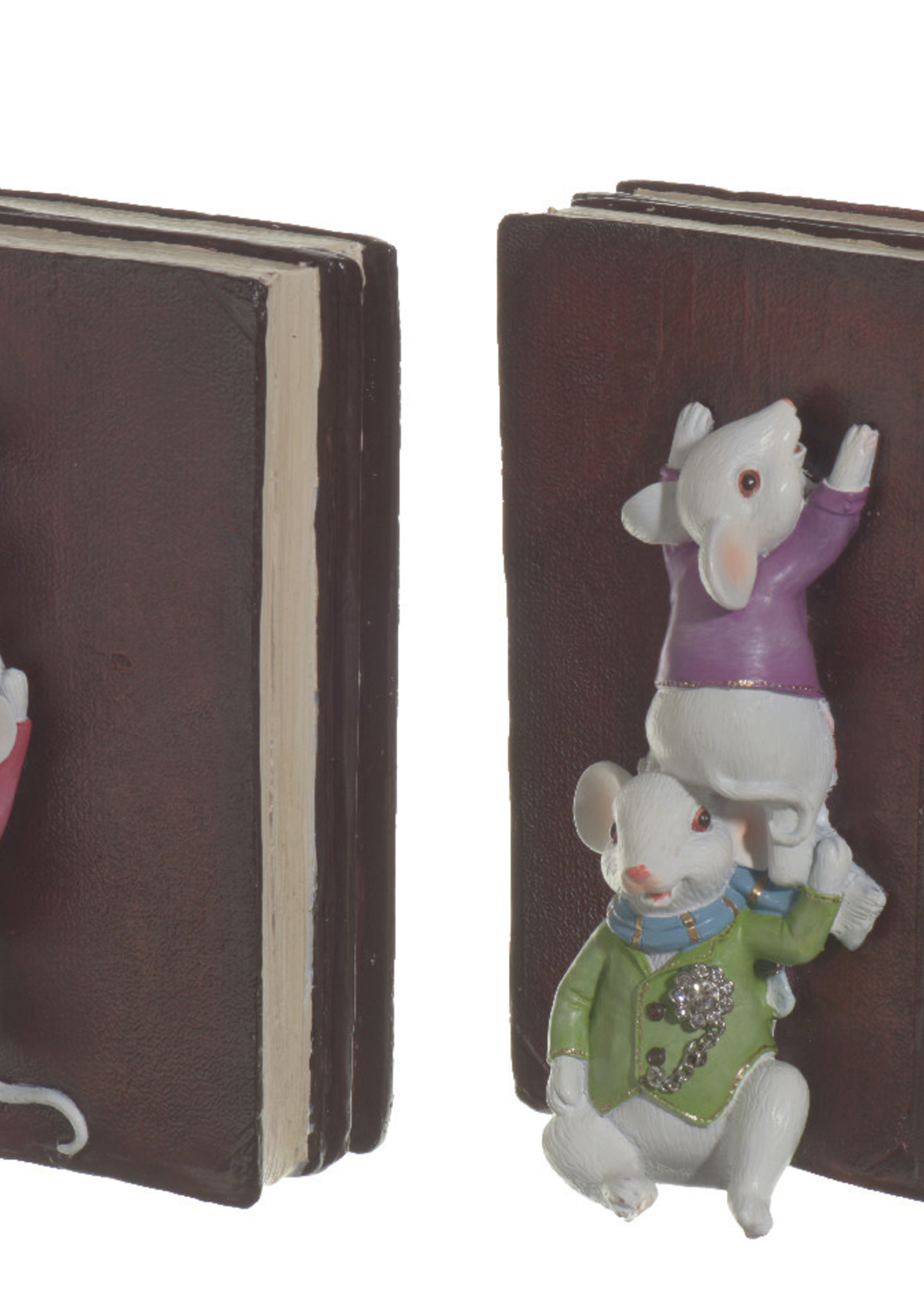 Kaemingkx6 Mouses bookends with cute mice climbing