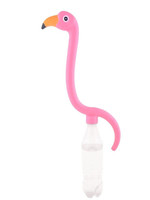 flamingo watering bottle topper