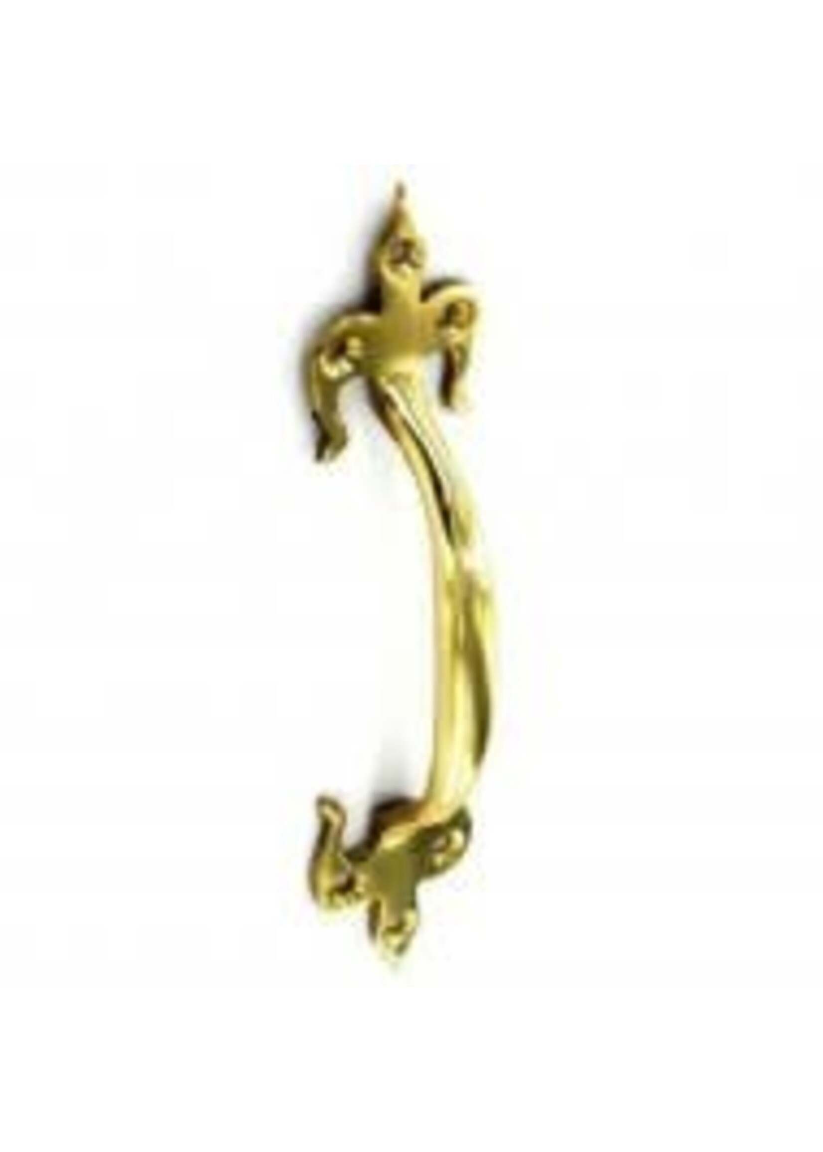 Securit Securit Fleur-de-lis Handle 125mm Brass S2680