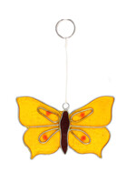 Jones Yellow Butterfly Sun Catcher
