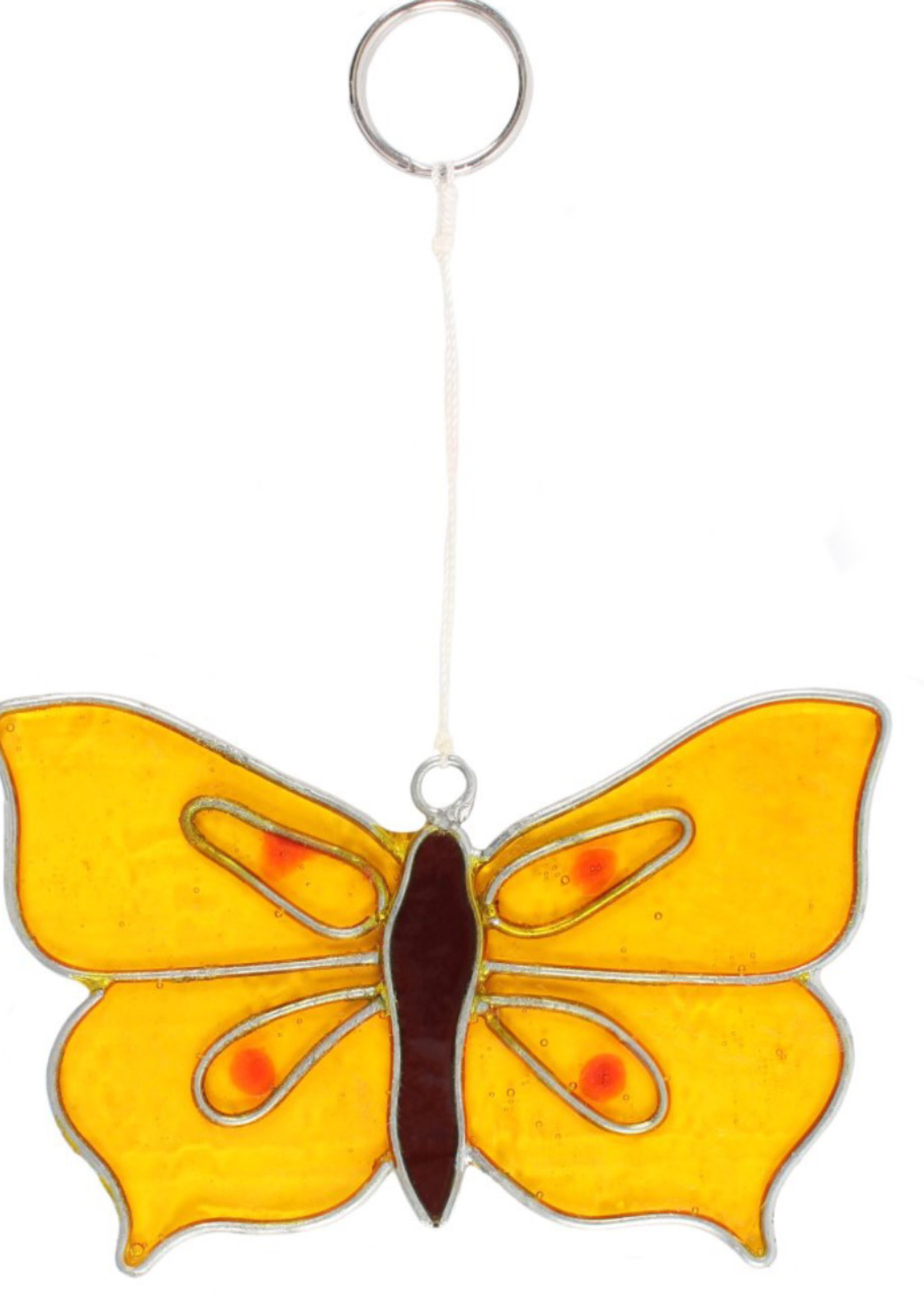 Jones Yellow Butterfly Sun Catcher