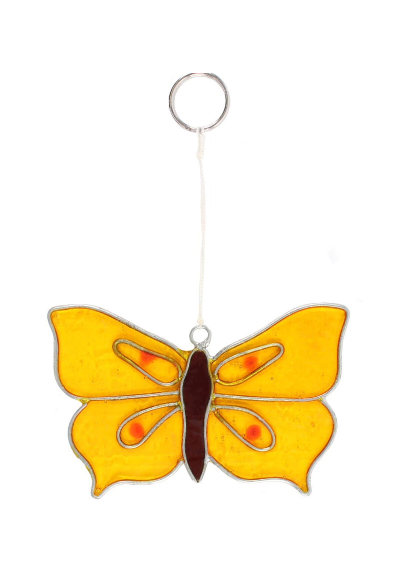 Jones Yellow Butterfly Sun Catcher