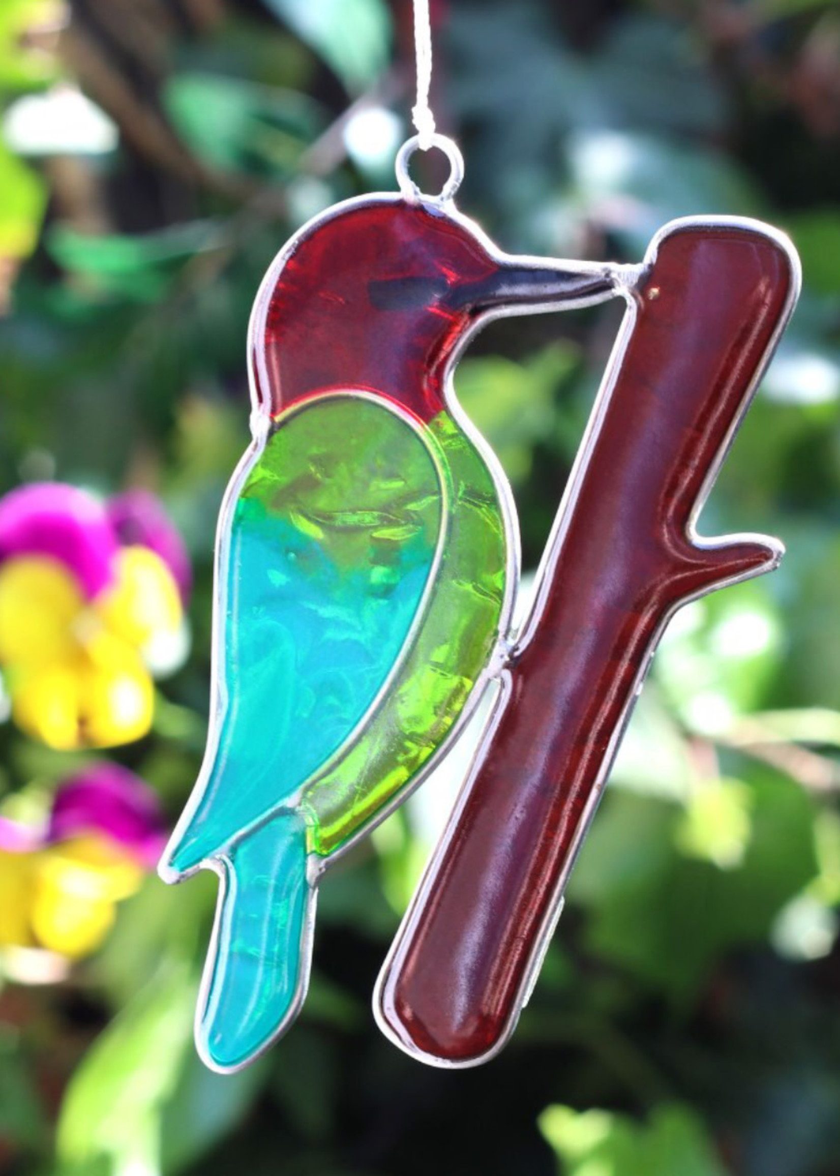 Jones Woodpecker Bird Sun Catcher