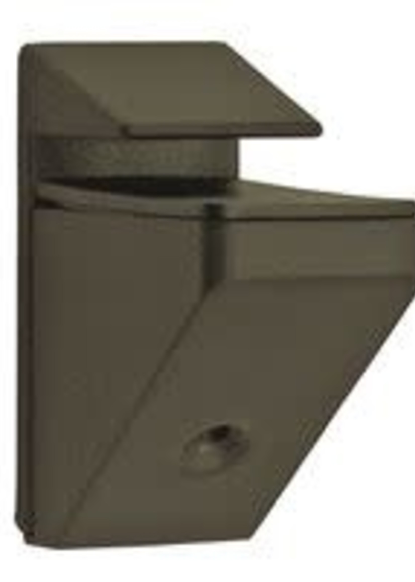 DuraTool Shelfit Black Heavy Shelf  Bracket Clamp 1 Pair