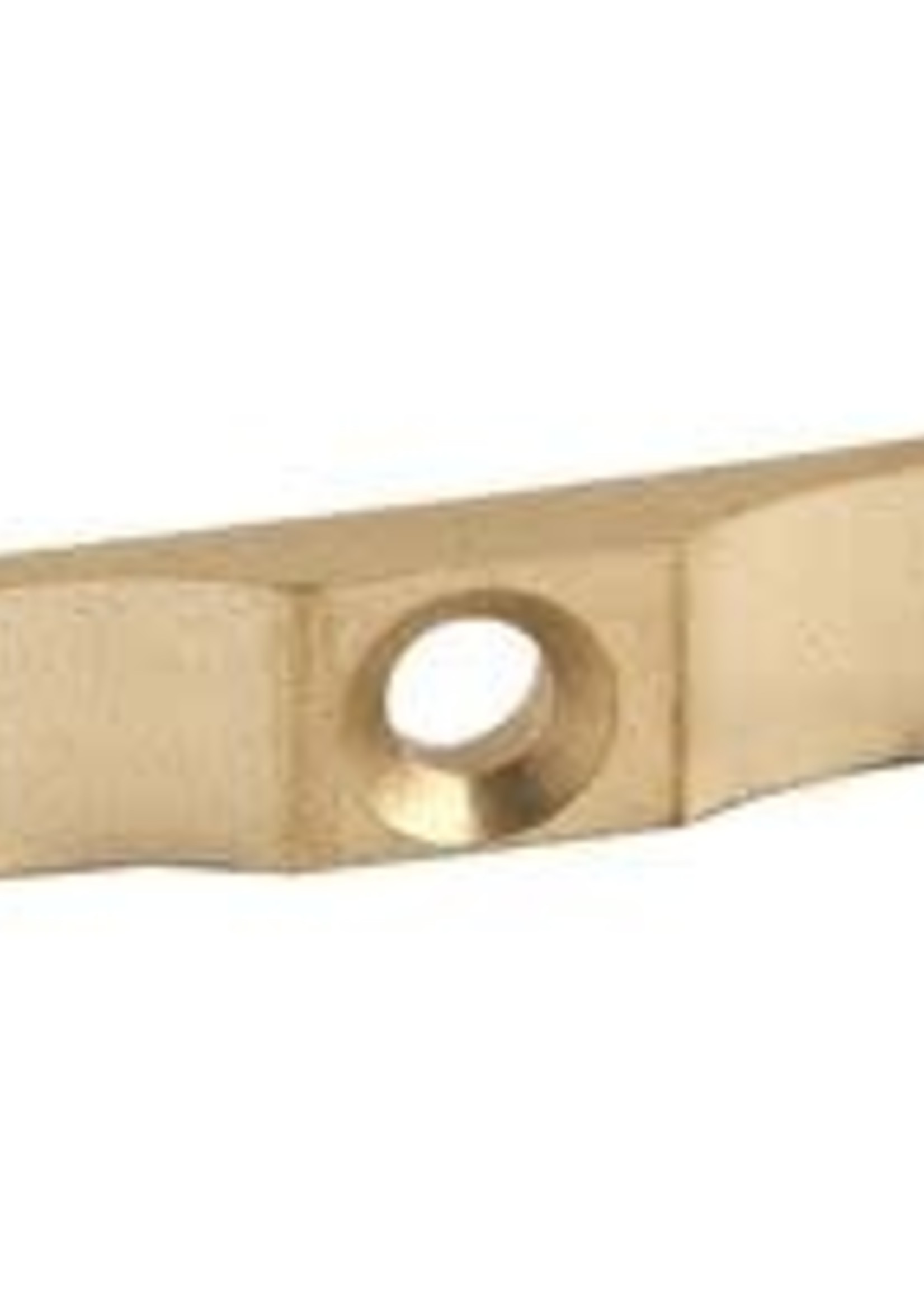 Select Turn Button 38mm Brass Plated PK1