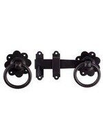 Securit Ring Gate Latch - Smooth 152mm Black