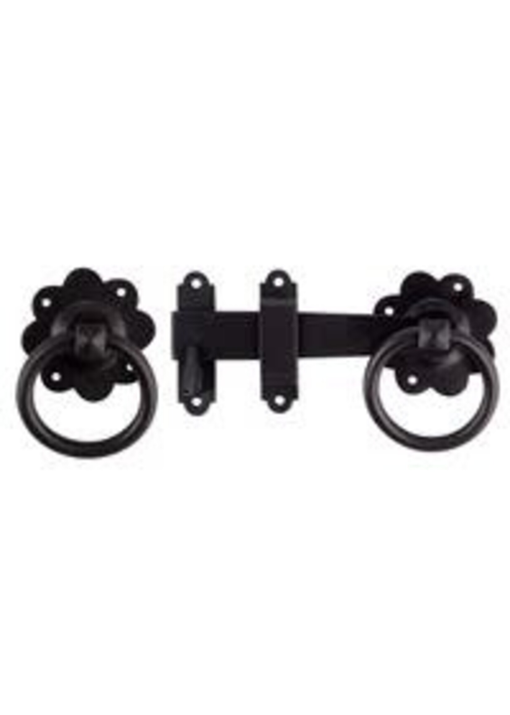 Securit Ring Gate Latch - Smooth 152mm Black