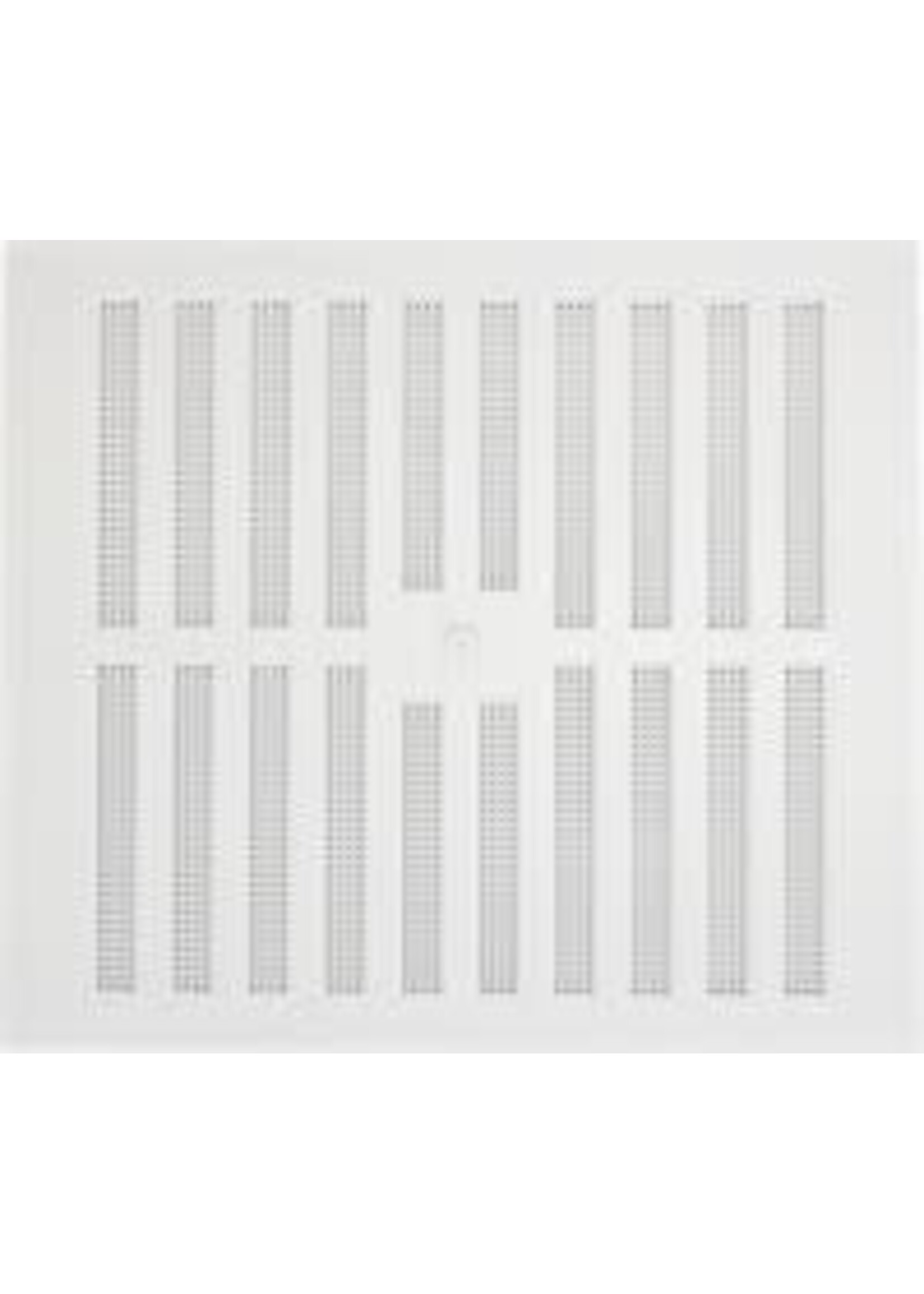 Select MAP White Adjustable Vent 9x9"
