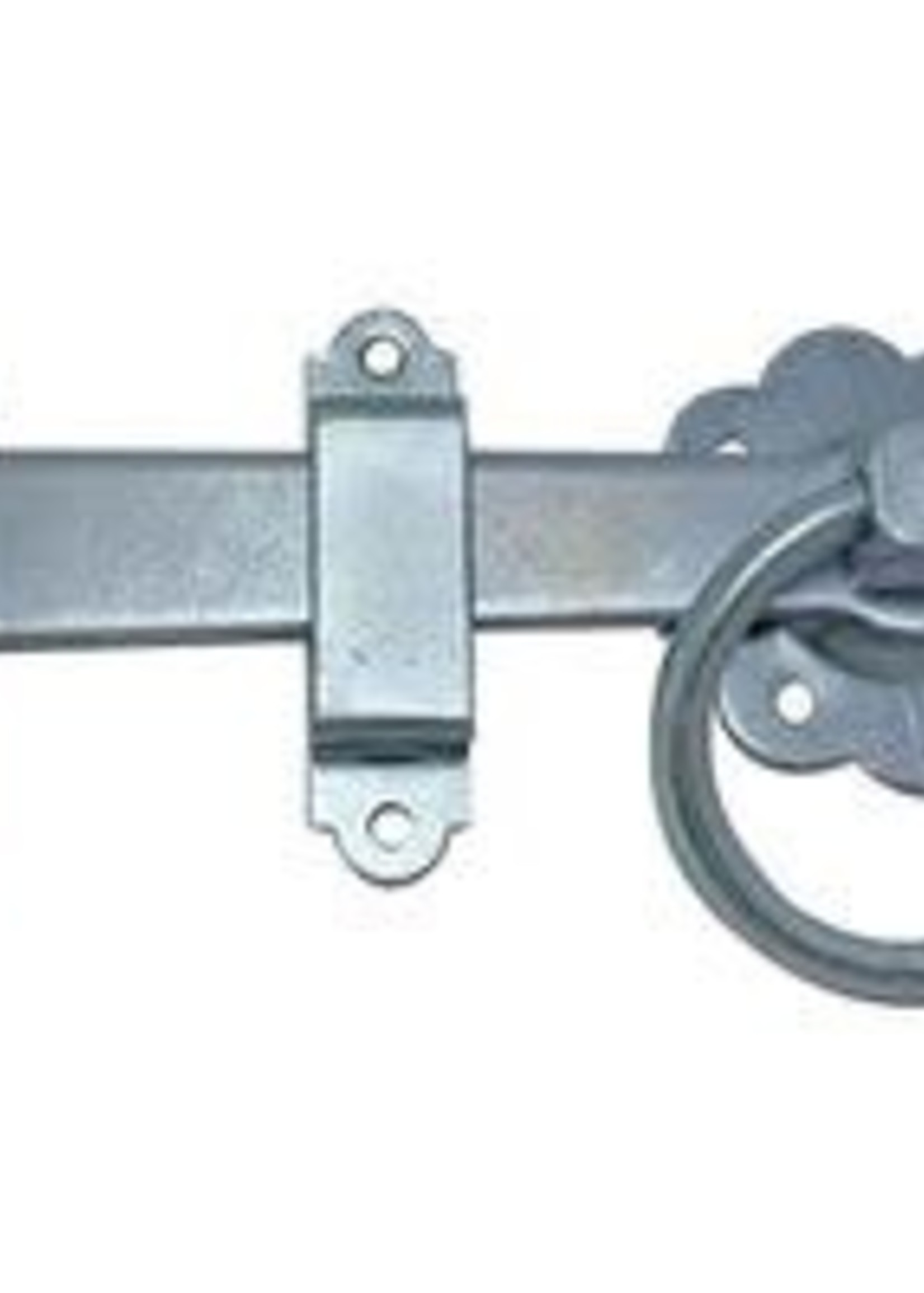 Securit Ring Gate Latch - Smooth 152mm Zinc Plated PK1