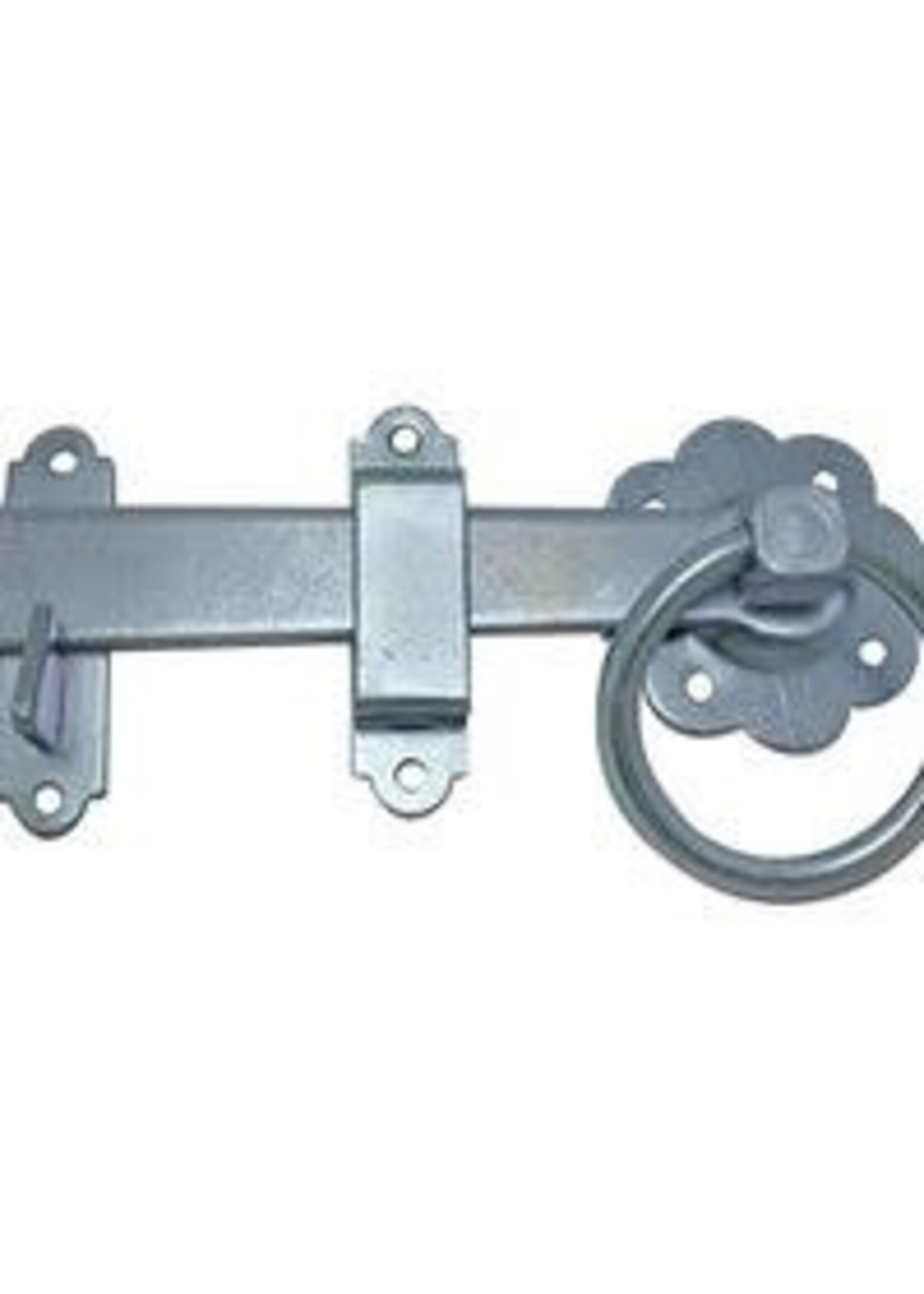 Securit Ring Gate Latch - Smooth 152mm Zinc Plated PK1
